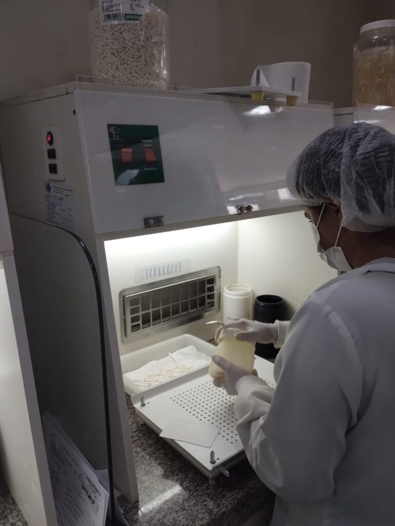 cabine de manipulação farmacêutica 